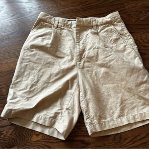 Tommy Hilfiger khaki high waisted mom shorts